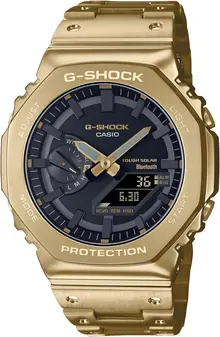 Casio GM-B2100GD-9AJF G-Shock Full Metal Watch - Yellow Gold Color Model