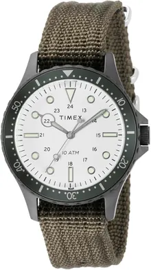 Timex Navy XL Authentic Product, White - Men's Watch