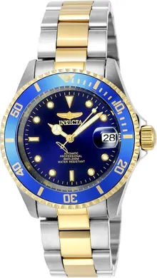 Invicta Men's Pro Diver 40mm Steel and Gold Tone Stainless Steel Automatic Watch