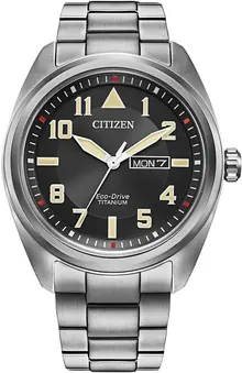Citizen Men's Eco-Drive Weekender Garrison Field Watch in Super Titanium