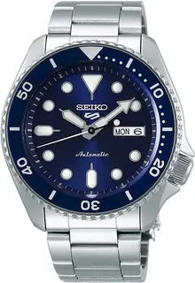 Seiko SRPD51 5 Sports Men's Watch Silver-Tone 42.5mm
