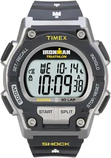 Timex Men's Ironman Triathlon Endure 30 Shock 42mm Watch – Black & Gray