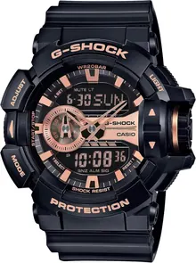 Casio XL G-Shock Quartz Sport Watch with Plastic Strap, 18.3 (Model GA-400GB-1A4)