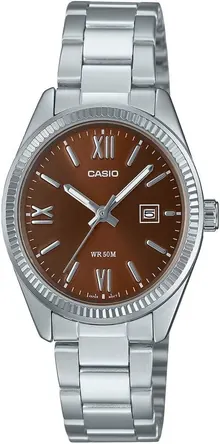 Casio LTP1302DD-5AV Women's Standard Stainless Steel Brown Dial Analog Watch