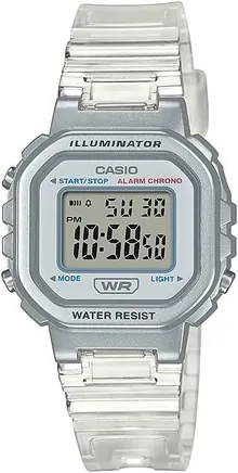 Casio LA20WH Series Women's Digital Watch - Clear