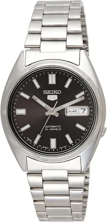 SEIKO Series 5 Automatic Black Dial Men's Watch SNXS79J1