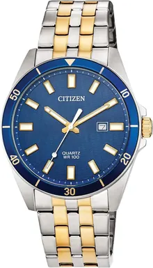 Citizen Quartz Men's Watch, Stainless Steel, Classic, Two-Tone