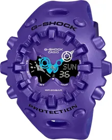Casio G-Shock Big Case Purple Resin Analog-Digital Watch GAV01-2A
