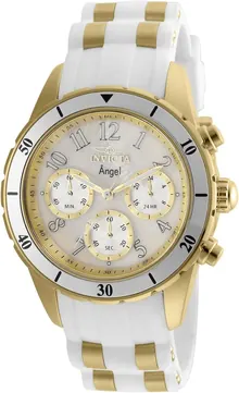 Invicta Women's 24901 Angel Analog Display Quartz White Watch