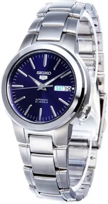 Seiko Men's SNKA05K1 5 Series Silver Watch