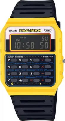 Casio PAC-Man Collaboration Calculator Watch CA53WPC-1B