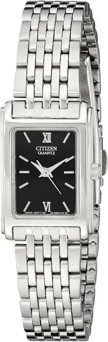 Citizen Quartz Women's Watch, Stainless Steel, Classic Silver-Tone