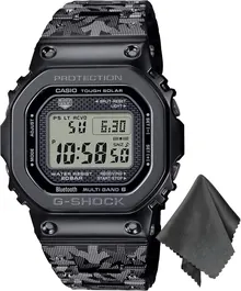G-Shock Watch Eric Haze Design Bundled with OSP Cleaning Cloth - Black, 49mm