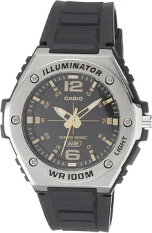Casio Illuminator Men's Quartz Sport Watch with Black Resin Strap