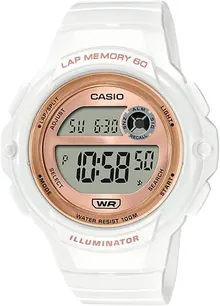 Casio Illuminator Lap Memory 60 5-Year Battery Women's Digital Sports Watch
