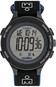 Timex Men's Ironman Triathlon T200 42mm FastWrap Watch - Black Strap Digital Dial