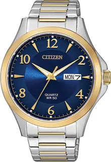 Citizen Quartz Men's Watch, Stainless Steel, Classic, Two-Tone