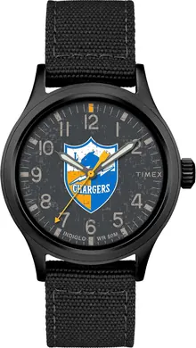 Timex Tribute Men's NFL Scout 40mm Quartz Fabric Strap Watch