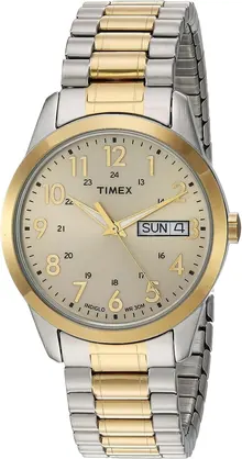 Timex Men's TW2P67400 South Street Sport Two-Tone/Champagne Watch