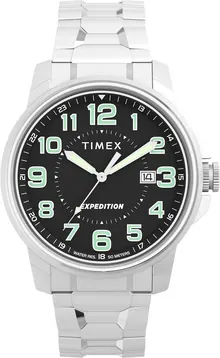 Timex Men's Expedition Field 40mm Watch - Stainless Steel Expansion Band