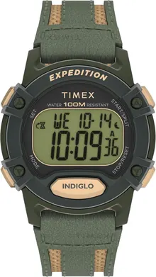 Timex Men's Expedition CAT5 41mm Watch - Green Strap Digital Dial