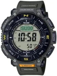 Casio PRG340 Series Pro Trek Watch - Green | Eco-Friendly & Feature-Packed