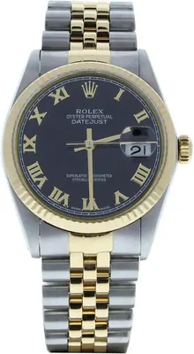 Rolex Mens Datejust 16013 36mm Steel & Gold Datejust