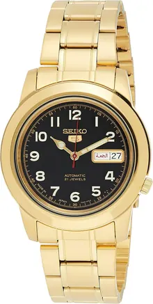 SEIKO 5 Automatic Black Dial Men's Watch SNKK40J1