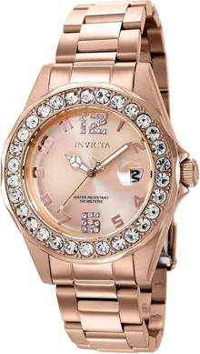 Invicta Pro Diver Lady 38mm Stainless Steel Rose Gold Watch