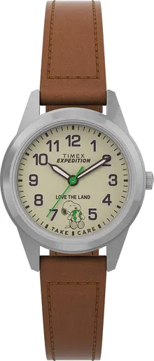 Timex x Peanuts Expedition Field Mini 26mm Watch – Take Care of The Earth