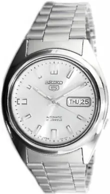Seiko Series 5 Automatic Silver Dial Men's Watch SNXS73J1