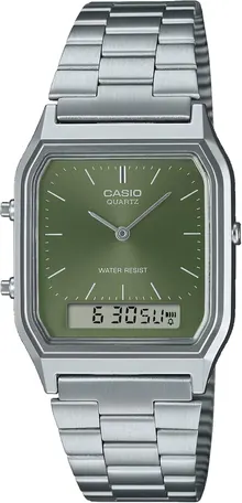 Casio Vintage Retro Modern Olive Watch AQ230A-3A