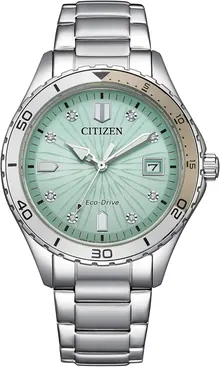 Citizen Women's Eco-Drive Crystal Weekender Sport Casual Watch
