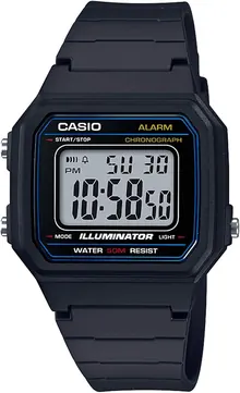 Casio W217H Series | Men’s Digital Watch | Blue/Blue