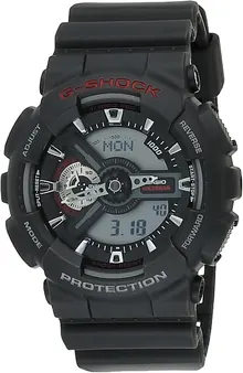 Casio G-Shock Ana-Digi World Time Black Dial Men's Watch #GA110-1A