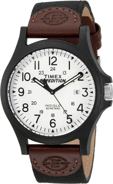 Timex Men's Expedition Acadia 40mm Watch – Triple Black