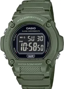 Casio W219H Series Digital Watch - Style Meets Functionality