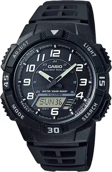 Casio AQ-S810 Watch: Stylish Solar-Powered Timepiece