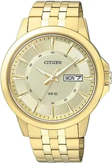 Citizen Quartz Men's Watch - Stainless Steel, Gold-Tone, Classic Elegance