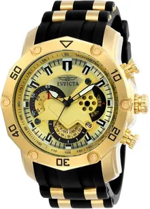 Invicta Men's 23427 Pro Diver Analog Display Quartz Black Watch