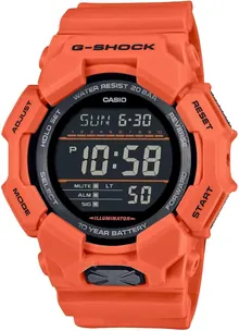 Casio G-Shock Red Orange Digital 10 Year Battery Watch GD-010-4