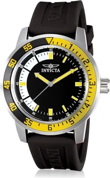 Invicta Men's 12846 Specialty Black Dial Watch - A Perfect Blend of Style and Functionality