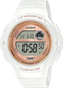 Casio Illuminator Lap Memory 60 5-Year Battery Women's Digital Sports Watch
