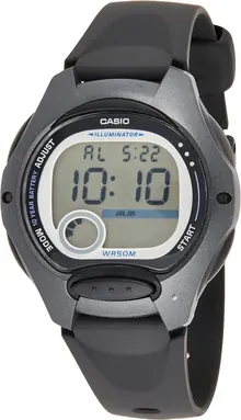 Casio Collection Women's Watch LW-200, Black/Silver