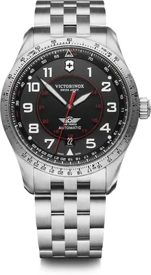 Victorinox Airboss Automatic Black Dial Men's Watch 241888