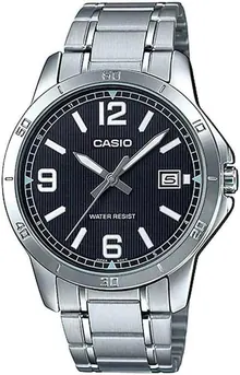 Casio MTP-V004D-1B2UDF Analog Quartz Silver Stainless Steel Men's Watch