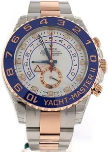 Rolex Yacht-Master II 44mm Rose Gold and Steel Watch 116681