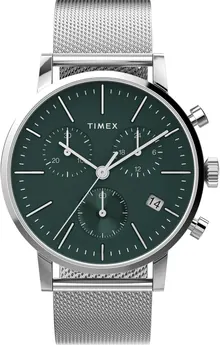 Timex Men's Midtown 40mm Watch - Stainless Steel Bracelet Green Dial