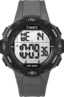 Timex Men's DGTL Rugged 46mm Watch – Black Case with Black Resin Strap