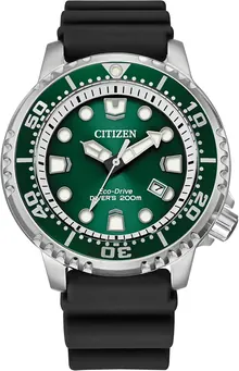 Citizen Promaster Dive Eco-Drive Watch, Black/Green